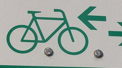 Schild Radfahren