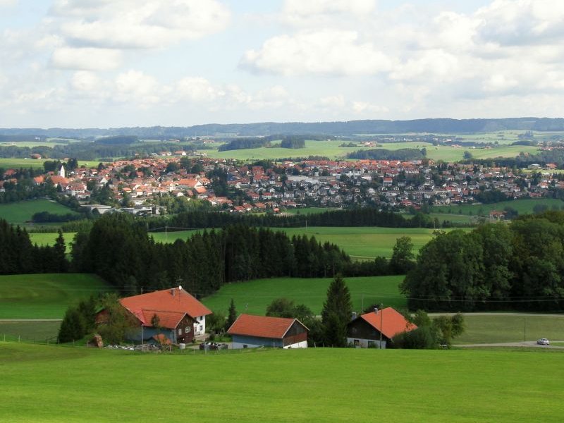 Ansicht auf Altusried